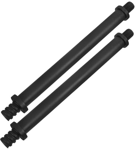 Veemoon 2 Piezas Varilla de plástico para escobilla de baño. Parte del Cepillo de baño Conector Limpieza WC Limpieza baño Accesorios Cepillo para Inodoro Recambio roscado escobilla WC Hilo
