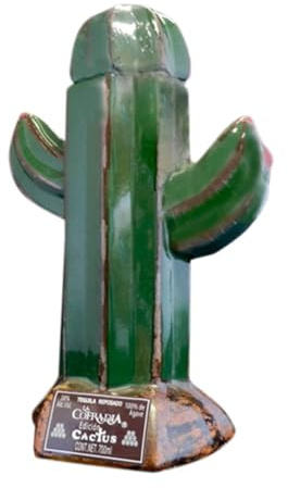 Tequila La Cofradía Cactus Cerámica Reposado 70 cl