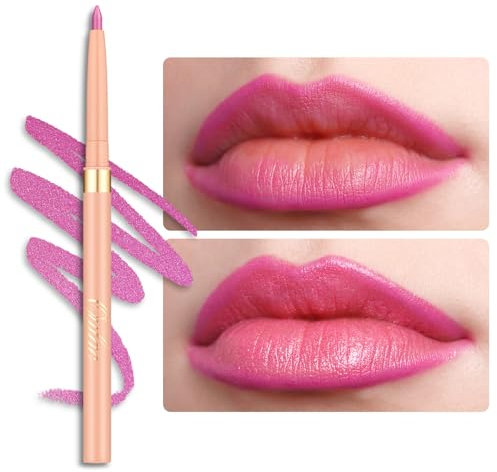 OULAC Delineador de Labios Rosa Lila Mate, Lip Liner Resistente al Agua que Dura 24 Horas +, a Prueba de Manchas, Muy Pigmentado, Suave, Contorno de Labios, Vegan LL09 Lilac Love Pink