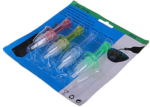 Cabilock Vertedor de Vino Tapón de Plástico 4 Piezas Buen Sellado y Mantiene el Sabor Original, Adecuado para Botellas de Vino Color Aleatorio