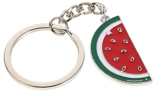 Holibanna Wassermelonen Schlüsselanhänger 3.2 Zoll Taschenanhänger Sommer Fruchtanhänger Für Damen Und Herren