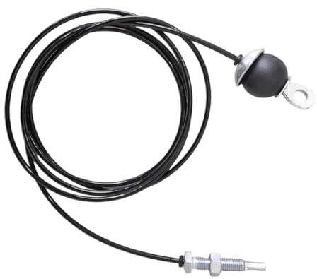 JISADER Gym Kabel Draht Fitnessgerät Stahlseil für Latzug, Stahlseil Fitnessgerät mit Kugel, Gym Replacement Cable mit ösen, Stahlseil Krafttraining für Heimtraining Kabelzug Fitness