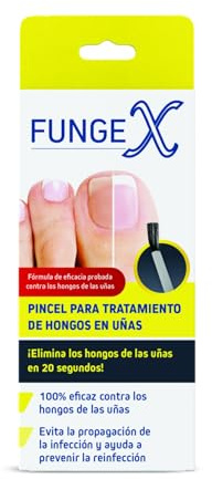 FungeX Pincel para Hongos en las Uñas – Fórmula Instantánea Antifúngica, Elimina Hongos en 20 Segundos – Previene Reinfección, 5 ml