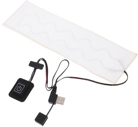 BETOOKY Piastra Riscaldante Riscaldatore Pratico e Portatile in Fibra di Carbonio USB Temperatura Regolabile 35℃-55℃ per Sciarpa Invernale per Collo e Spalle