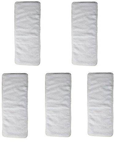 5 Inserts for Teen Adult Cloth Diaper Nappy Microfiber Reusable Washable Disability