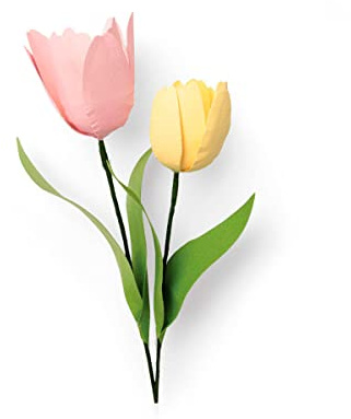 Sizzix Thinlits Stanzschablonen 8 Stk 664390 Tulpe von Jennifer Ogborn, Mehrfarben, Einheitsgröße