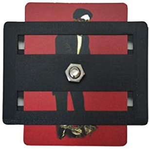 MilesMagic Magician's Houdini Bolt Escape Gimmick | Blocco dado telaio carta sblocca illusione mentale impossibile | magia del palcoscenico | magia di strada | Primo piano trucco magico