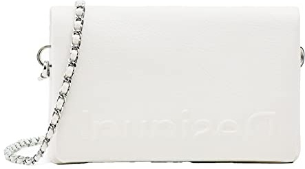Desigual Damen Con BAG HALF LOGO 23 DORTMUND 1000 WHITE, Bianco, Einheitsgröße EU