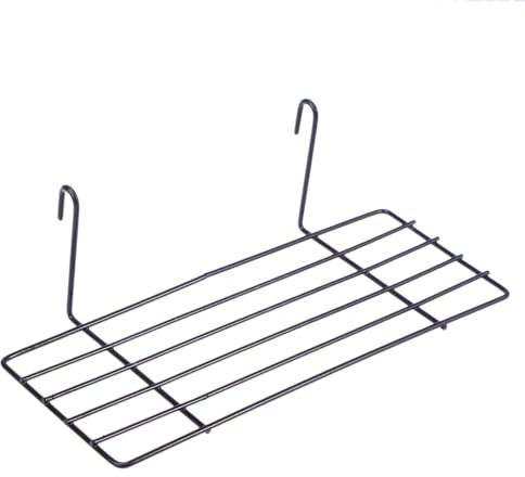 Didiseaon Hängeregal Für Wandgitter Drahtregal Wandorganisator Kleiderständer Gitter Für Blumentopf Schreibtisch Aufbewahrung 25 X 10 cm Schwarz