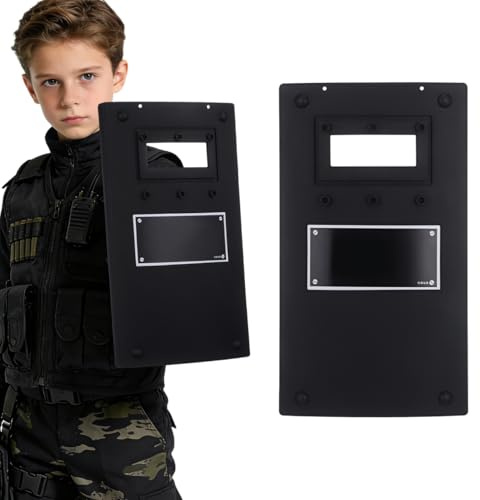 ABOOFAN Riot Schild Spielzeug Für Jungen -Team-Spielzeug -Spielzeug Spielzeug Schutzschild Party- Requisite Polizeischild Spielzeug Schild Modell Aufstand Kind Kleidungsset