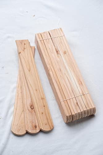 Zaunlatten 2x9x120cm Sibirische Lärche 20 Stück Muster A