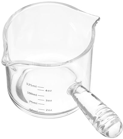 Gatuida Double Shot Espresso Cup with Double Spouts Glass 125ml