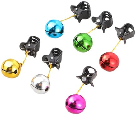Ciieeo 48 Stücke Weihnachten Bart Clip Bart Dekoration Ornamente Glocke Clip Für Männer Gesichts Haar Zufällige Farbe