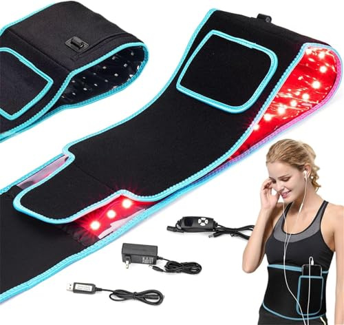 Slim Gleam Wrap – Slim Gleam Infrarot-Lichttherapie-Gürtel, verstellbar, schnurlos, schlank, glänzend, Rotlichttherapie für Gewichtsverlust, lässt Sie sich selbstbewusst fühlen (1 Stück)