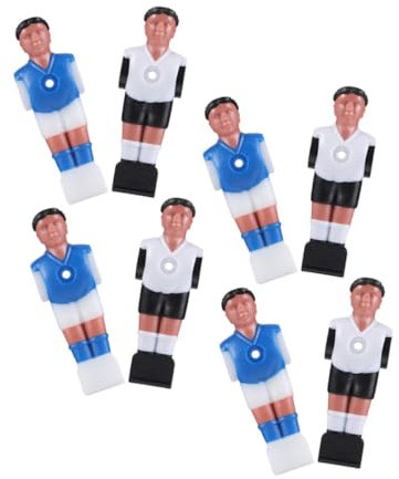 ibasenice 8stücke Teiliges Set Tischfußballspieler Figuren Foosball Puppen Für Tischfußballspiel Spielerstatue in Schwarz Und Blau Für Spielabende Familienfeiern Und Büro Unterhaltung