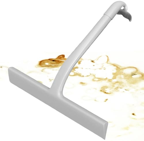 Limpiaparabrisas para ducha de silicona – Limpiacristales resistente a los arañazos, herramienta para la limpieza de múltiples superficies | Espejo para ventana para suelo de azulejos de casa, coche