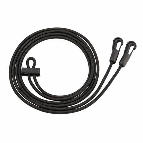 KQFCAZRE Elastisches elastisches Ausbinde-Trainingsseil elastisch elastische Ausbindezügel verstellbar Pferde-Trainingsseil für Pferdetraining