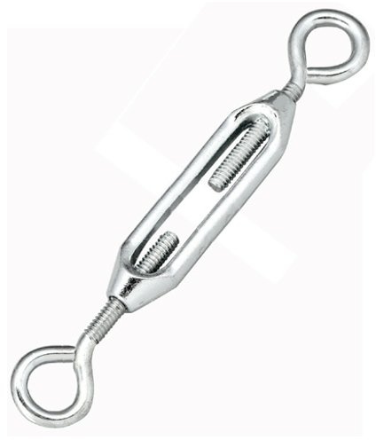 M8 Eye to Eye Open Body Turnbuckle - A4 (Marine Grade) Stainless - 2 Pack