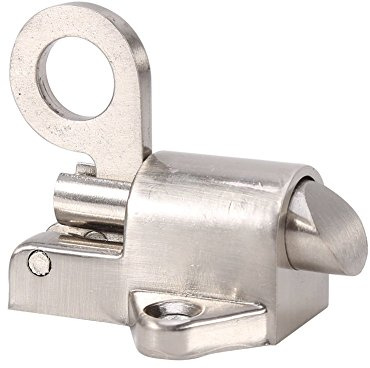 Serrure de porte de fenêtre en aluminium verrou de porte de rebond de ressort d'anneau de rebond