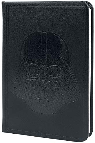 Star Wars Embossed Darth Vader & Tie Fighter Lined A6 Notebook – Black