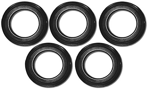 Universal-Lippendichtung für Stopfenventil und Siebkörbchen - Ersatzteil - Dichtungsring - Dichtung für Küchenspüle - Abfluss-Ventildichtung - 43 mm Durchmesser - 5 Stück