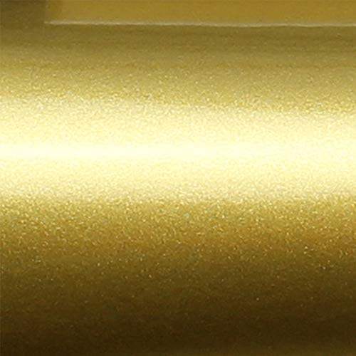 TipTopCarbon Möbelfolie selbstklebend Glanz Vinyl - langlebige Möbel Klebefolie Gold 5m x 62cm - Klebefolie Küche - selbstklebende Folie Möbel - moderne Schrankfolie versch. Größen