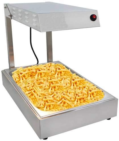 Chauffe-Frites Professionnel GN 1/1 en Inox – Réchaud Électrique Haute Performance pour Maintien au Chaud – Idéal Frites, Snacks et Restauration Rapide – Equipementpro (CW-1/1)