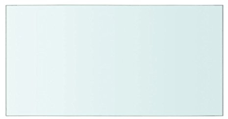 yorten Regalboden Glas Transparent Glasboden Einlegeboden Glasablage Glasregal Ersatzteile 40 x 20 cm (L x B) St?rke 8 mm Tragf?higkeit 15 kg