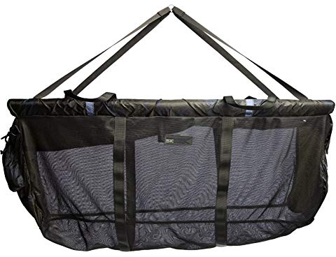 Sonik schwimmende Wiegeschlinge SK-TEK Floating Weightsling inkl. Transporttasche - Grüner Wiegesack mit Reißverschlusssicherung und Stormpoleadapter zu Sicherung, Größe:Standard