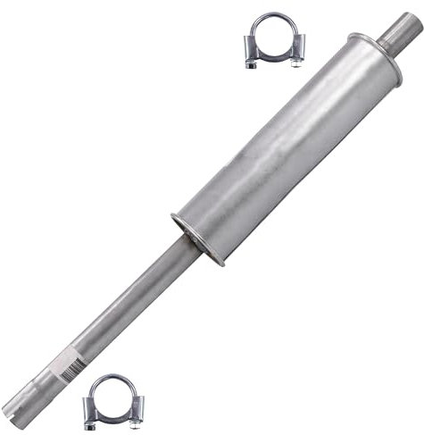 BESTPRICE Set di silenziatori di scarico 1x Silenziatore centrale, con materiale di montaggio Compatibile con VW GOLF 3 (1H1), GOLF 3 Cabriolet (1E7), GOLF 3 Variant (1H5), VENTO (1H2)