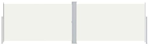 vidaXL Tenda da Sole Laterale Retrattile Crema 180x600 cm