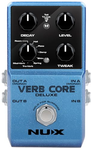 NU-X | Verb Core Deluxe Pedal mit 8 verschiedenen Reverb Effekten in einer einzigen Box