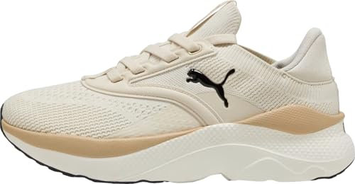 PUMA SOFTRIDE MAYVE WN's, Weiblich Straßen-Laufschuh, Alpine Snow-WARM White-PUMA Black,
