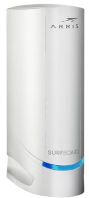 Arris Surfboard S34 DOCSIS 3.1 Multi-Gigabit Kabelmodem | zugelassen für Comcast Xfinity, Cox, Spectrum und mehr, maximale Internetgeschwindigkeit von 2,5 Gbit/s, Ladegeschwindigkeit der nächsten