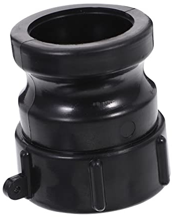 iplusmile Adattatore Camma per Serbatoio Ibc 2 Pollici Nero in Abs Design Filettato e Anello di Tenuta per Collegamento Veloce e Affidabile