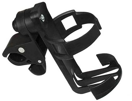 ZUNOXAZ Soporte para Botellas y Portavasos Giratorio Organizador Portátil para Cochecito de Compatible con Bicicleta y Carrito Infantil Montaje sin Herramientas Resistente y Ligero