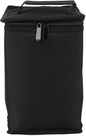Yctze Sac de Rangement de Cylindre de Carburant en Tissu Oxford Premium avec Rembourrage en Mousse Efficace, étui pour Les Bouteilles de Bière et Le Matériel de Camping - Khaki (Black)