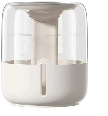 Zilimontt 6.8L Large Capacity Humidifier with Digital Display, USB Powered Dual Spray Modes and Night Light for Bedroom or Office Indoor Air Quality(Beige)