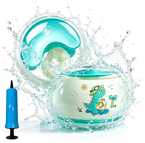 Schwimmflügel für Kinder Baby, Aufblasbare Schwimmflügel Baby ab 1 Jahre,Schwimmhilfe Gerät für Anfänger, Empfohlenes Gewicht 6-20kg