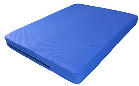 Tumbl Trak Home Practice Mat, 4 ft x 6 ft x 6 in, Soft Pillow Mat, Thick Gymnastics Landing Mat for Home(Blue)