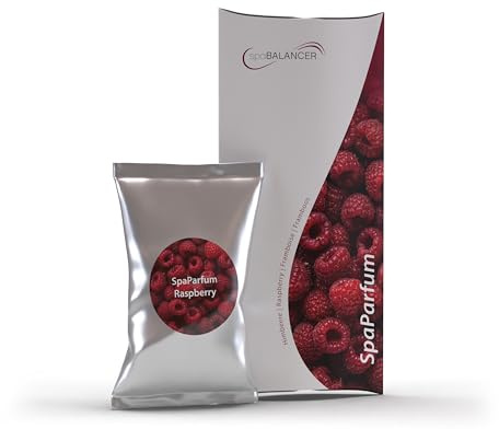 SpaBalancer SpaParfum Himbeere – Whirlpool Duft mit fruchtig süßem Himbeer Aroma – Spa Parfum für Whirlpool, Jacuzzi & Hot Tub – langanhaltender Whirlpool Duft ohne Alkohol – bis zu 8 Wochen