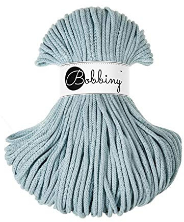 Bobbiny Premium Cords 5 mm - Rope-Garn 100 m 100% Baumwolle (Misty)