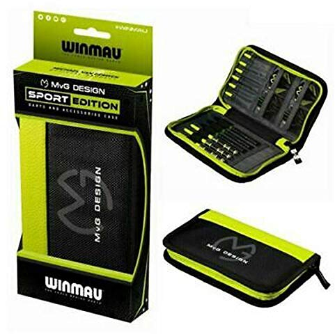 Winmau MvG Design Darttasche, Michael Van Gerwen, Slimline, 11 Fächer, Sport-Edition