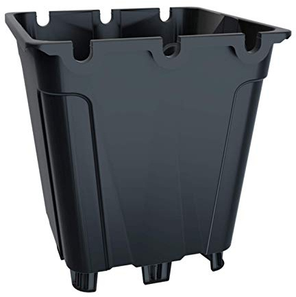 Greenvass 15 x Vaso per coltivazione idroponica quadrato, 10 litri, grande flessibilità e resistenza (15)