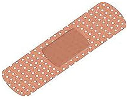 Aposito Curatinas Plastico 250 UI 7cm x 2 cm-Caja 250 u