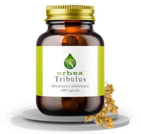 ERBEX - Tribulus Terrestris 100 Capsule | 20% Saponine | Vitalità