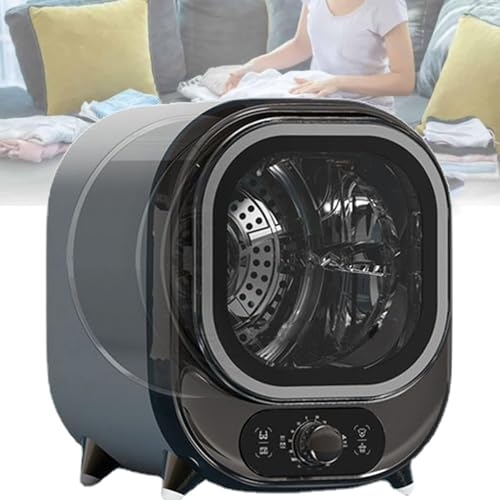 URJWAN Mini Secadora con VentilacióN, Secadora De Mesa PortáTil, Secadora De Condensador Independiente, Secadora De Tela EléCtrica PortáTil, Capacidad De Carga De 0,8 Kg,A-220V