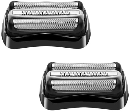 2 Stück Series 3 32B Rasierköpfe kompatibel mit Br**n S3 3040s 3000s 3050cc 3010s 3070cc 3080s 3090s 310s 3020s 330s 370cc-4 380s-4