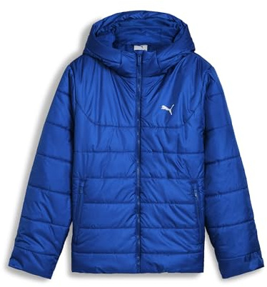 PUMA Unisex barn Ess vadderad jacka kappa med huva (förpackning med 1)
