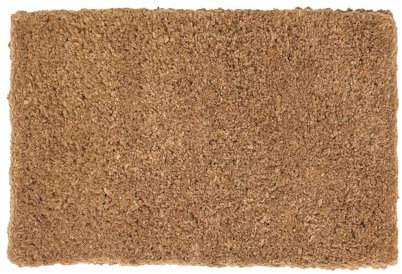 Nicola Spring Premium Handmade Coir Door Mat - 90 x 60cm - Pack of 1 - Natural Decorative Indoor Front Door Floor Mat Entry Dirt Trapper Rug Outdoor Boot Scraper Doormat